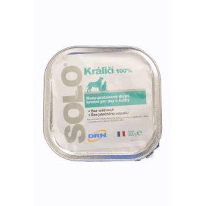 SOLO Coniglio 100% (králik) vanička 300g