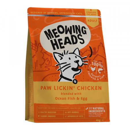 MEOWING HEADS Paw Lickin’Chicken 1,5kg