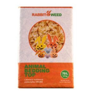 Hobliny podstielka lis. hrubá TOP RabWeed 70l/1,5 kg