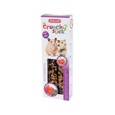 Zolux Pochutka CRUNCHY STICK ríbezle/jarabina pre škrečky 115 g