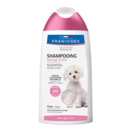 Francodex Šampón biela srsť pes 250ml