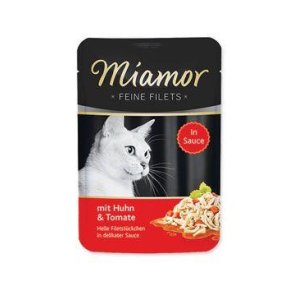 Miamor Cat Filet vrecko kura + paradajka v šťave 100g