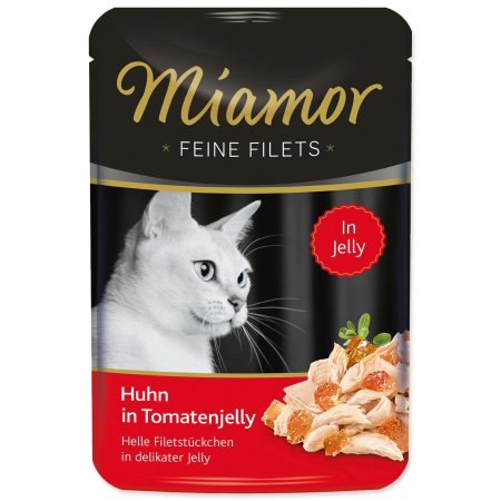 Miamor Cat Filet vrecko kura + paradajka v šťave 100g