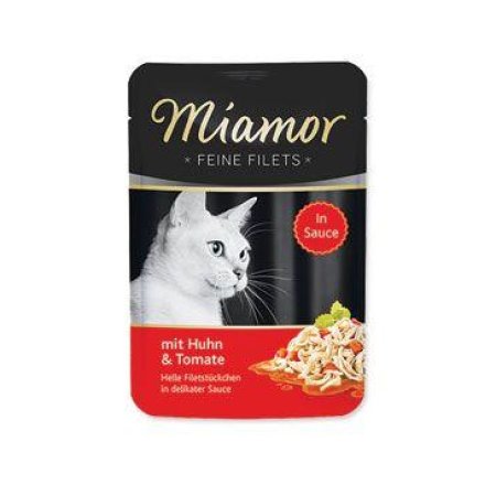 Miamor Cat Filet vrecko kura + paradajka v šťave 100g