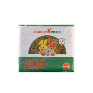 Seno lúčne s mrkvou RabbitWeed 0,6kg 1,9 l