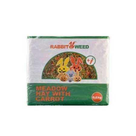 Seno lúčne s mrkvou RabbitWeed 0,6kg 1,9 l