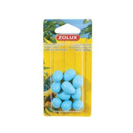 Falošné vajcia kanárik 10ks modrá Zolux