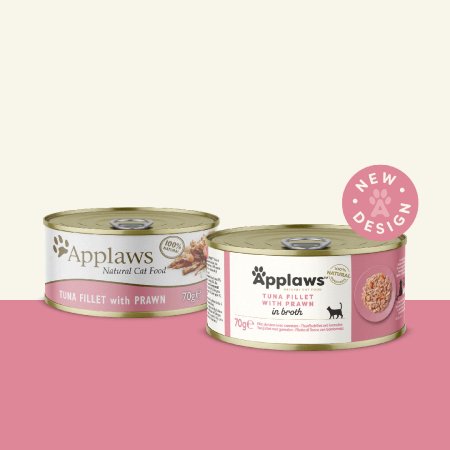 Konzerva APPLAWS Cat Tuna Fillet & Prawn 70g