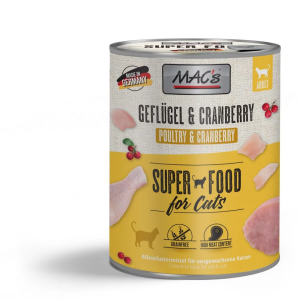 MACs Cat konzerva hydina a brusnica 400g