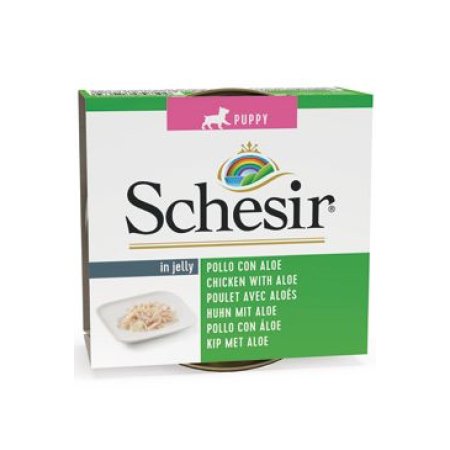 Konzerva SCHESIR Puppy kuracie + aloe 150 g