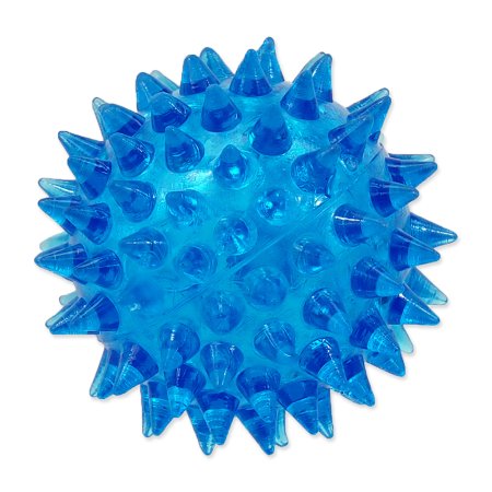 Hračka DOG FANTASY loptička pískacia modrá 5 cm
