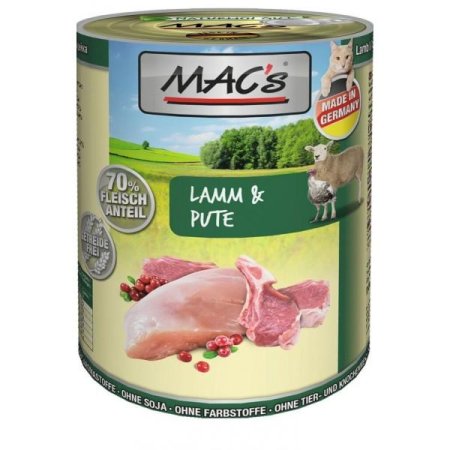 MACs Cat konzerva jahňa a morka 400g