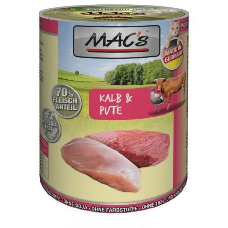 MACs Cat konzerva teľacie a morka 800g