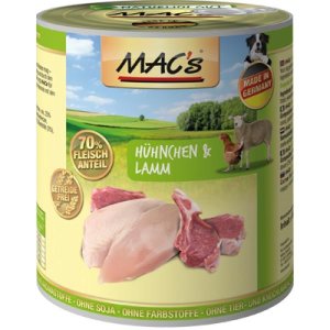 MACs Dog konzerva kura a jahňa 800g