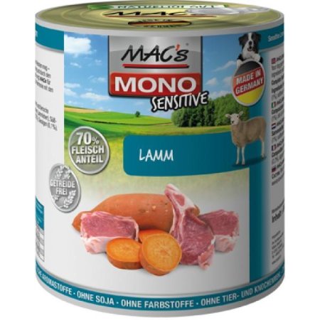 MACs Dog konzerva mono sensitive jahňa 400g