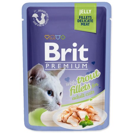 Brit Premium Cat D Filety v Jelly with Trout 85g