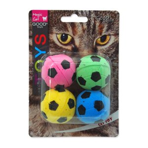 Hračka MAGIC CAT loptička penová futbalová 3,75 cm