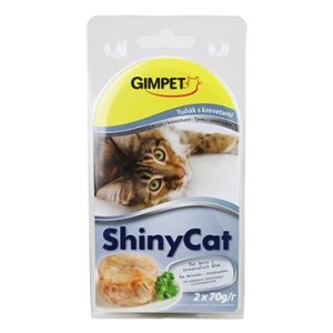 Gimpet mačka konz. ShinyCat tuniak/krevety 2x70g