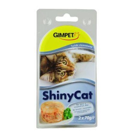 Gimpet mačka konz. ShinyCat tuniak/krevety 2x70g