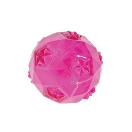 Hračka pes loptička TRP BALL 6cm ružová Zolux