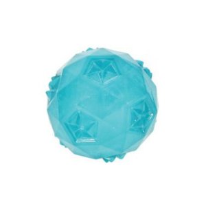 Hračka pes loptička TRP BALL 6cm tyrkysová Zolux