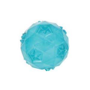 Hračka pes loptička TRP BALL 6cm tyrkysová Zolux