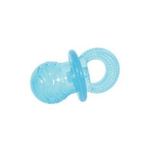 Hračka pes cumlík TRP PACIFIER 10cm tyrkysová Zolux