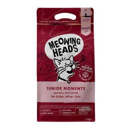 MEOWING HEADS Senior Moments NEW 1,5kg