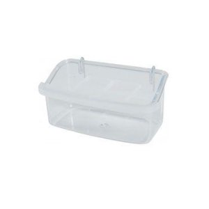 Kŕmidlo pre vtáky plast s deliacou mriežkou M 10cm Zolux