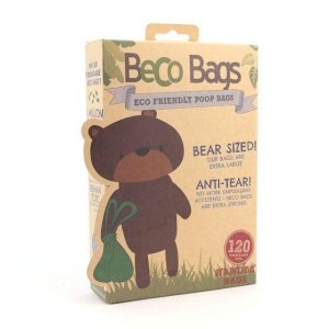 Vrecká na exkrementy s uškom, 120 ks, ekologické