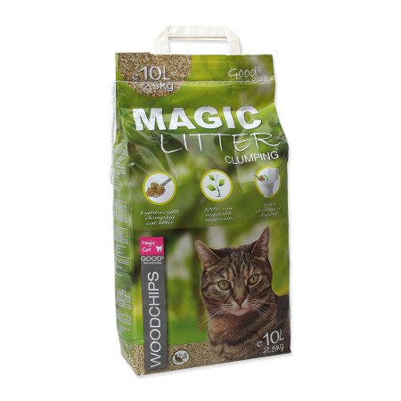 Mačkolit MAGIC CAT Litter Woodchips 10l (2,5kg)