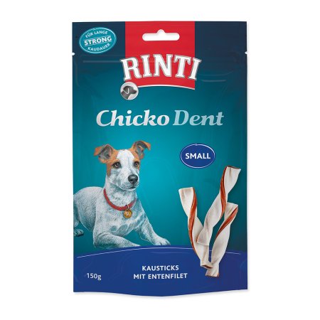 Pochúťka RINTI Extra Chicko Dent Small kačica 150g