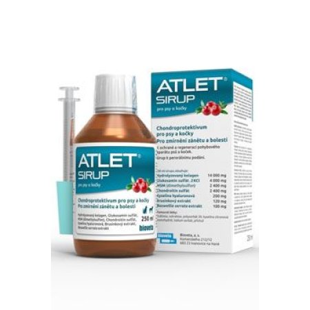 Atlét sirup pre psy a mačky 250ml