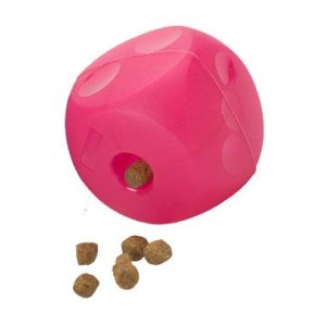 Hračka pes BUSTER Soft Mini Cube purpurová 10cm