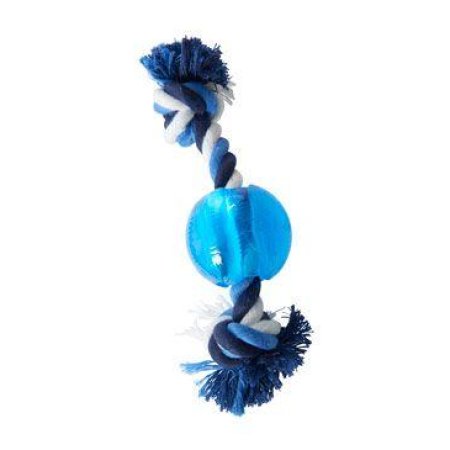 Hračka pes BUSTER Strong Ball s povrazom sv. modrá, XS