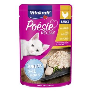 Vitakraft Cat Poézia DéliSauce vrecko junior kuracie 85g