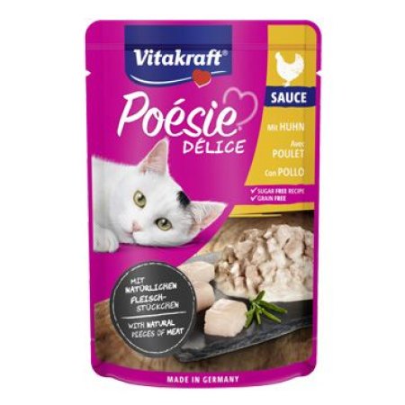 Vitakraft Cat Poézia DéliSauce vrecko kuracie 85g