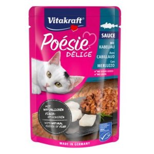 Vitakraft Cat Poézia DéliSauce vrecko treska 85g