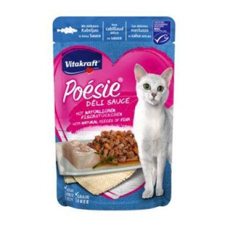 Vitakraft Cat Poézia DéliSauce vrecko treska 85g