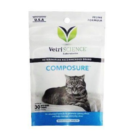 VetriScience Composure na upokojenie mačky 30ks