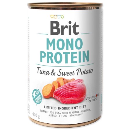 Brit Dog Mono Proteín Tuna & Sweet Potato 400g