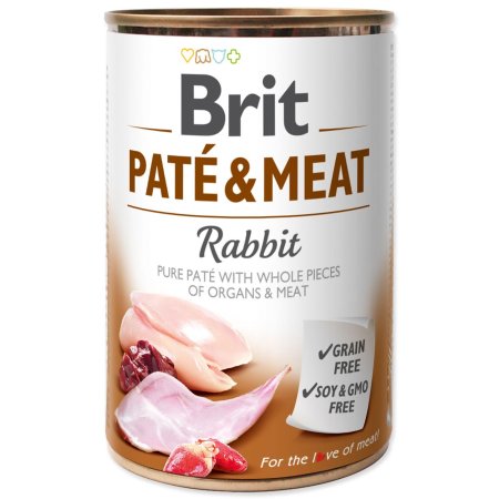 Brit Dog Paté & Meat Rabbit 400g