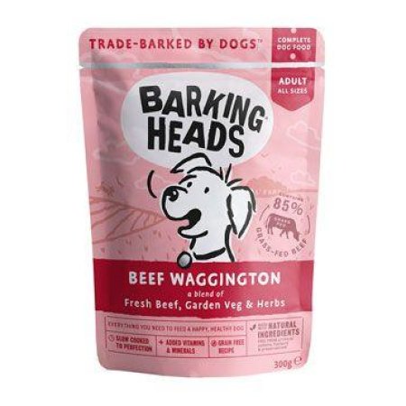BARKING HEADS Beef Waggington vrecko 300g