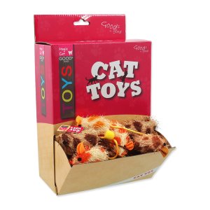 Hračky MAGIC CAT myška plyš/bavlna s catnipom 6 cm 60ks