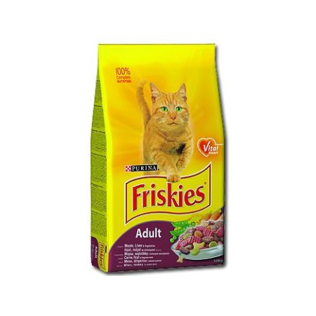 Friskies s hovädzím, kuraťom a pridanou zeleninou 10 kg