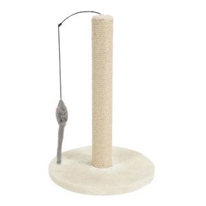 Škrabadlo stĺpik s hračkou béžová 48cm Zolux