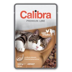 Calibra Cat vrecko Premium Adult Lamb & Poultry 100g