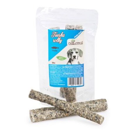 NATURECA pochúťka Rolky z tresky 3ks 75g