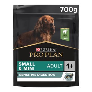 PRE PLAN Small & Mini Adult Sensitive Digestion granule pre psov jahňacie 700 g