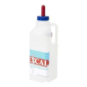 Fľaša kŕmna pre jahňatá s cumlíkom a vzduch.ventilom